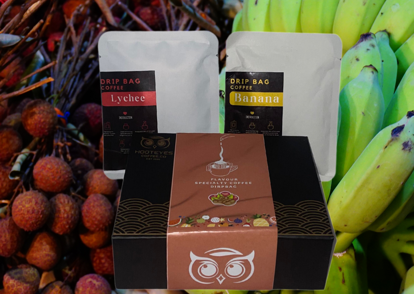 Flavor Infused Specialty Arabica Coffee (Drip Bag)