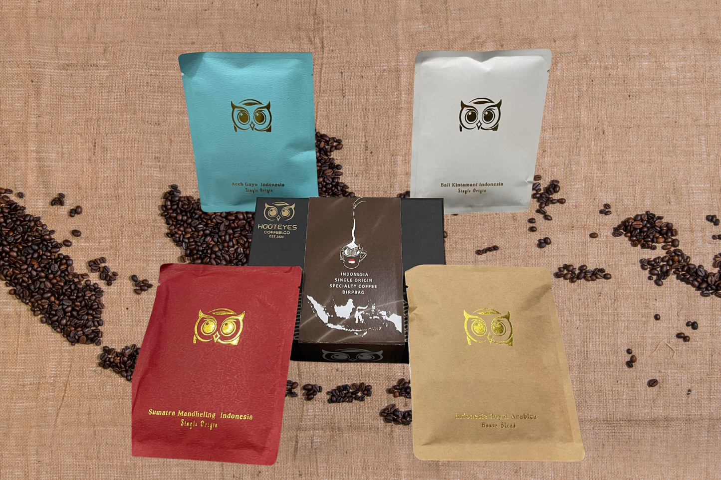 Indonesia Single Origins Specialty Coffee (Drip Bag)